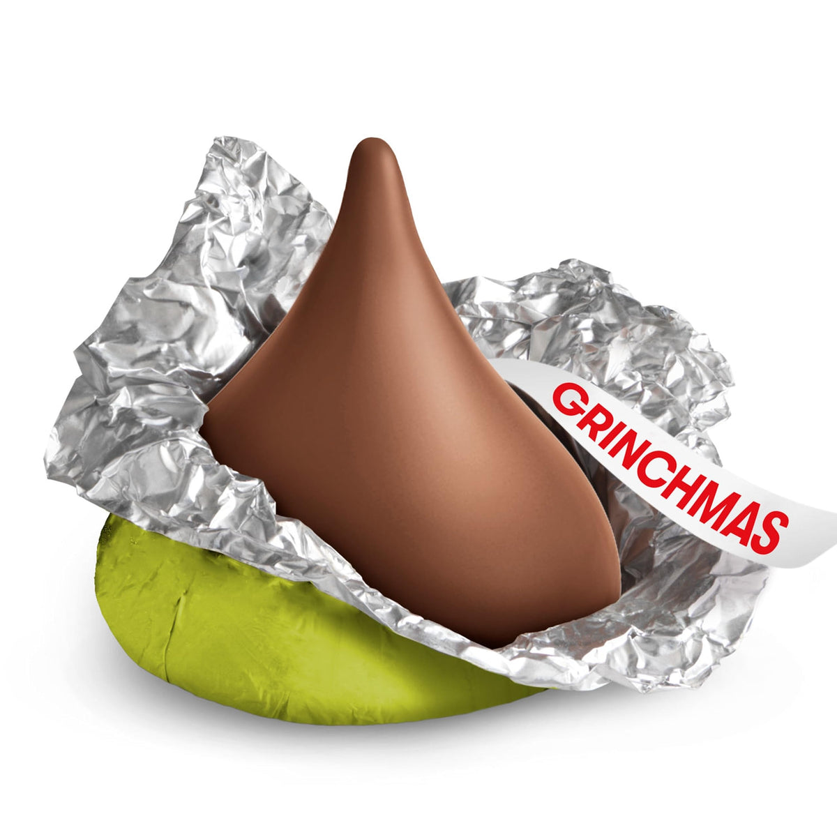 HERSHEY'S KISSES Grinch Milk Chocolate, Christmas Candy Gift Box, 6.5 oz