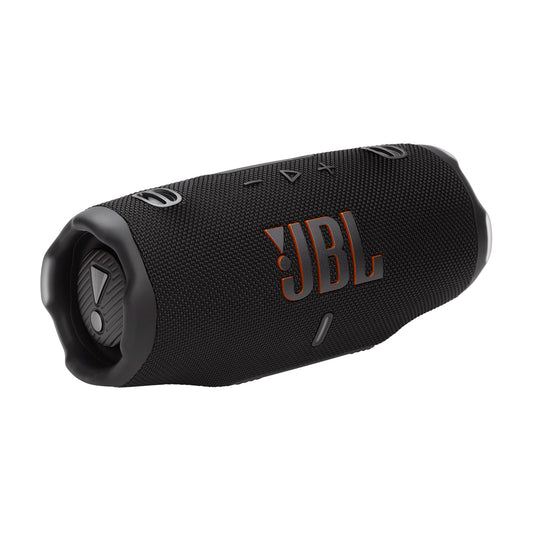 JBL Charge 6 - Portable Waterproof & Drop-Proof Bluetooth Speaker, Bold Pro Sound with AI Sound Boost, 28Hrs of Playtime, Built-in powerbank & Comes with a Sturdy/Removable Carrying Strap (Black)