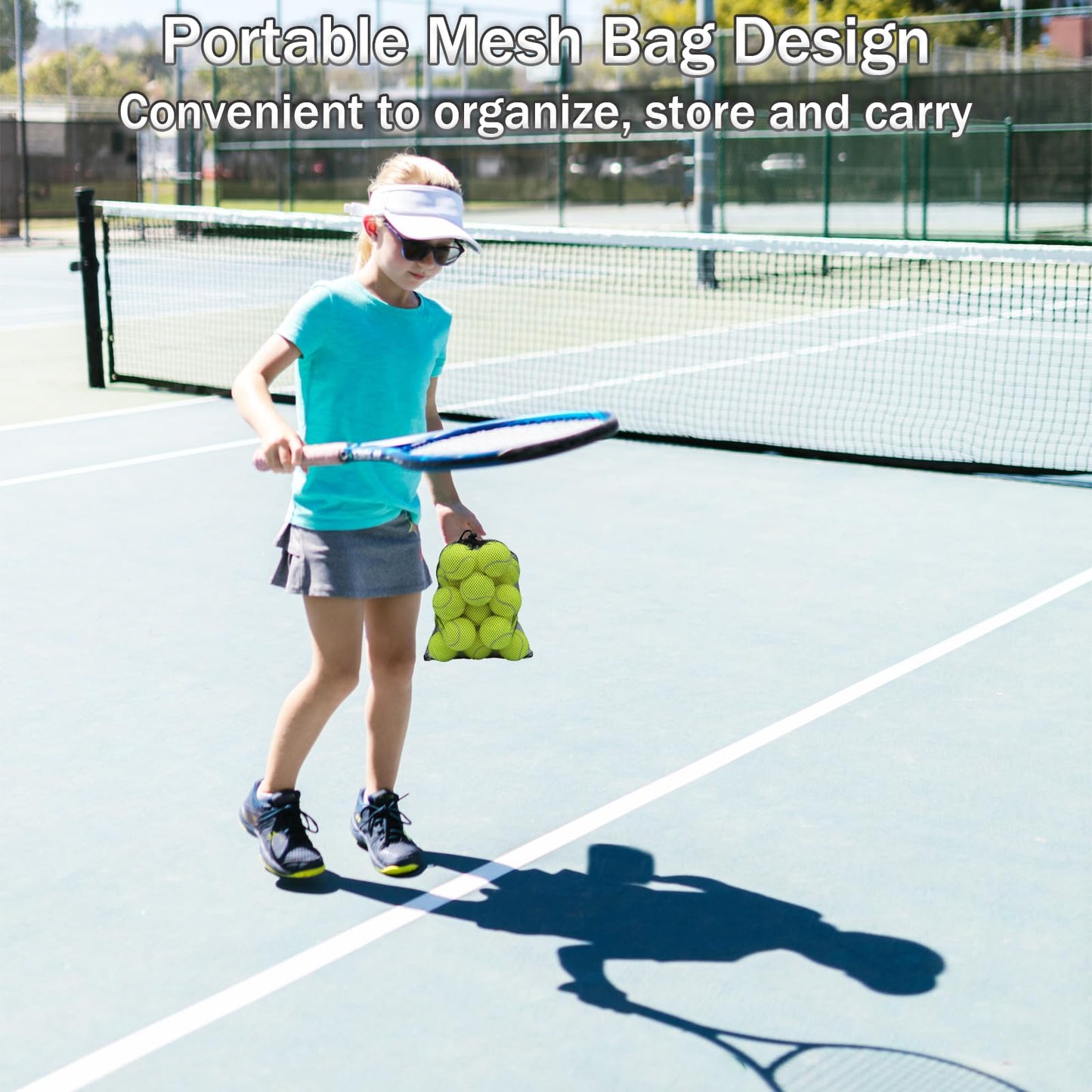 SHYUJAJIE Tennis Balls, 20 Pack Training Tennis Balls,High Elasticity Practice Tennis for Beginner, Exercise Playing Balls for Pet Dog (Yellow)