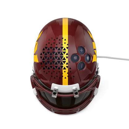 NFL Echo Dot Bundle: Includes Echo Dot | Deep Sea Blue and Limited-Edition NFL Helmet Stand | Washington Commanders