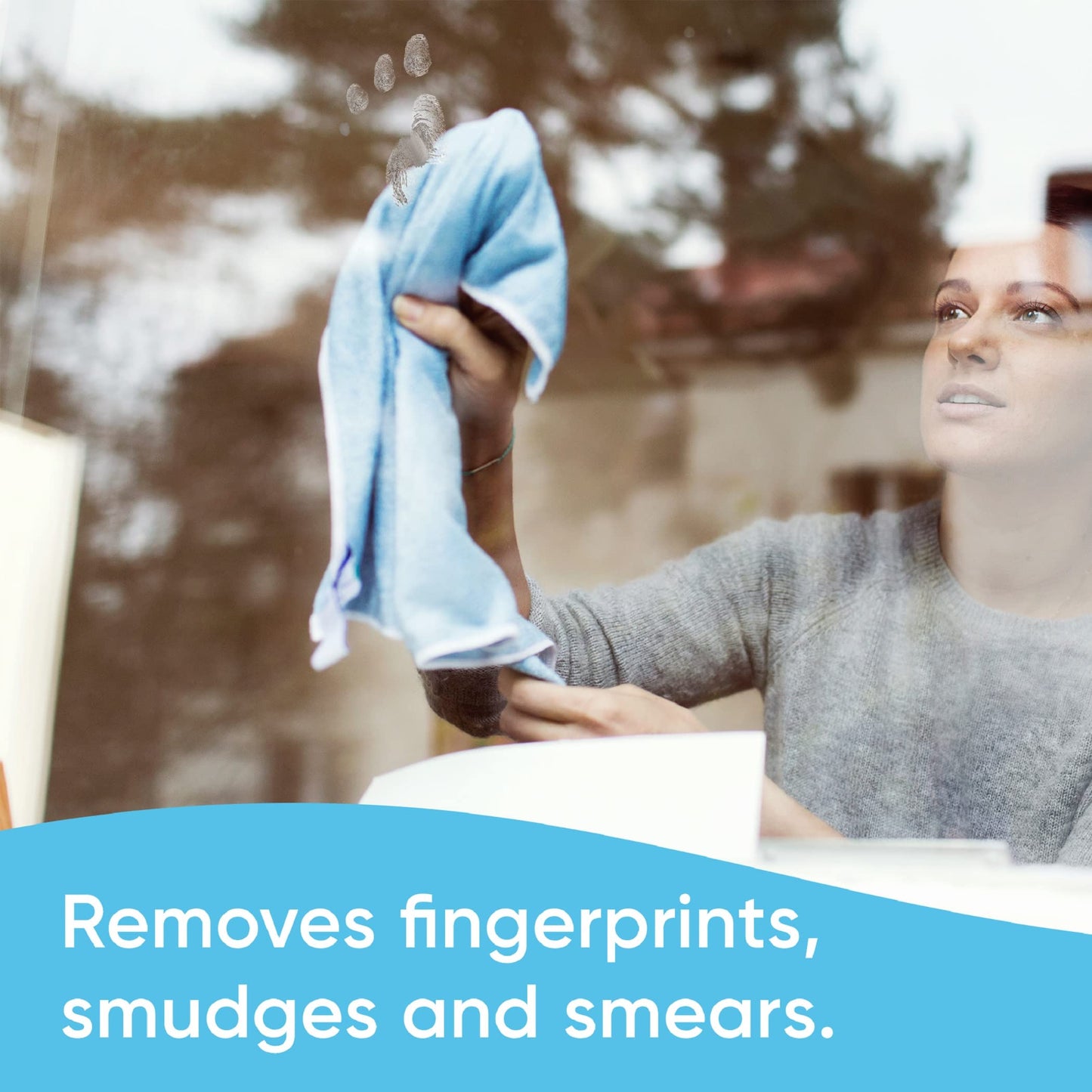 Windex Glass and Window Cleaner Spray Bottle, Bottle Made from 100% Recycled Plastic, Surface Cleaning Spray, Original Blue Scent, 23 Fl Oz (Pack of 6)