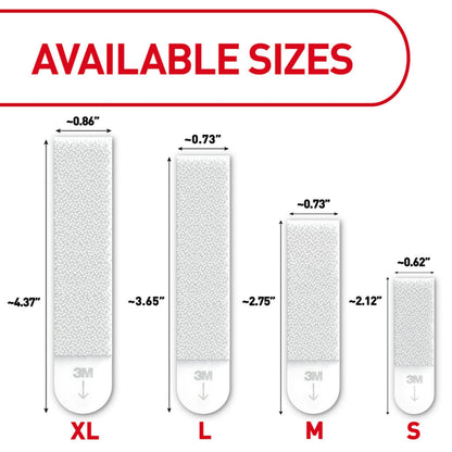 Command 20 lb XL Heavyweight Picture Hanging Strips 16 Pairs (32 Command Strips), Damage-Free Hanging Picture Hangers, Heavy Duty Wall Hanging Strips for Home Decor, White Adhesive Strips