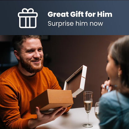 Electric Razor for Men Cordless: Wet/Dry Rotary Shaver Waterproof - USB Fast Charging & Sensitive Skin Care - Pop up Trimmer & Precision Blades Chic Black Upgraded