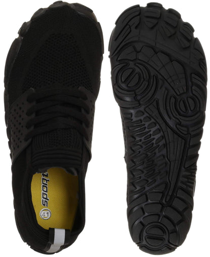 Joomra Womens Barefoot Road Running Shoes Black Size 8.5 Whitin Minimalist Camping for Ladies Zero Drop Hiking Trekking Toes Sneakers Workout Tennis Footwear 39