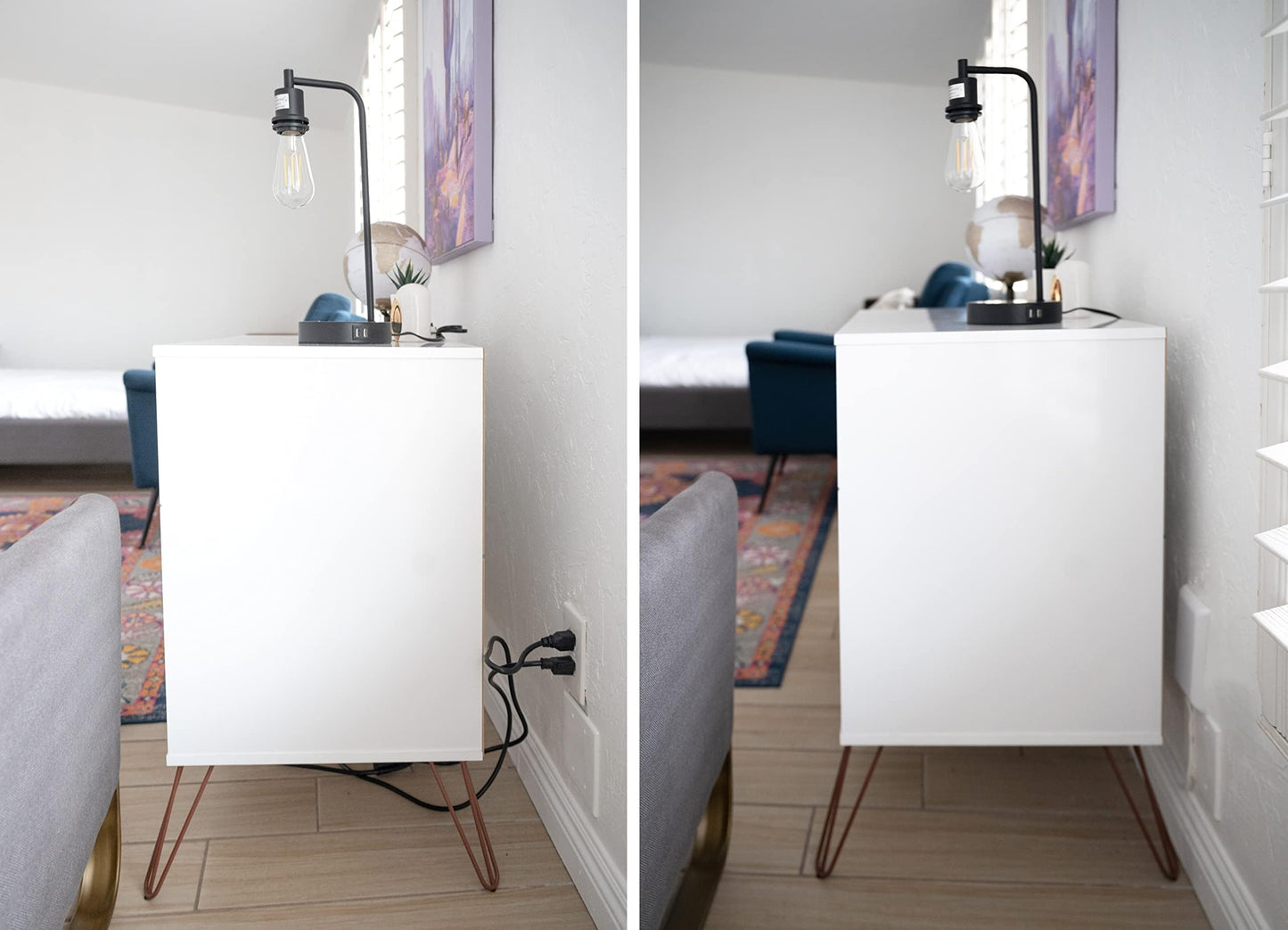 Sleek Socket Original & Patented Flat Ultra-Thin Outlet Concealer with Extension Cord Kit, Multi Outlets Power Strip, Ideal for Home Improvement, Hide Bulky and Messy Cords, 3ft