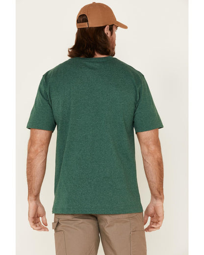 Carhartt Men's Standard Loose Fit Heavyweight Short-Sleeve Pocket T-Shirt (Also Available in Big & Tall), North Woods Heather, Large