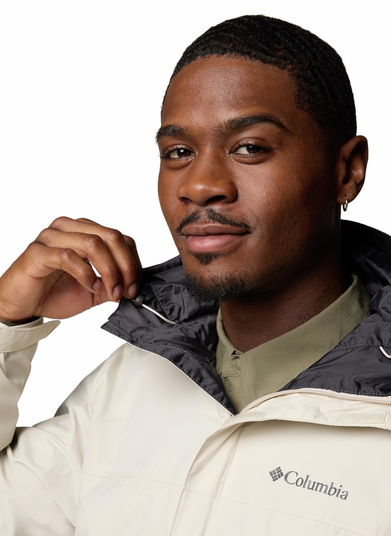 Columbia Men's Watertight II Waterproof Rain Jacket, Dark Stone, X-Large