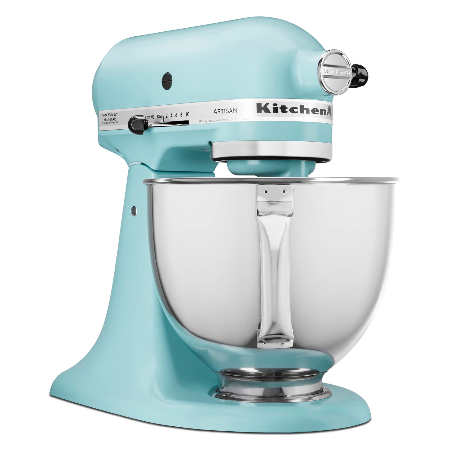 KitchenAid Artisan Series 5 Quart Tilt Head Stand Mixer with Pouring Shield KSM150PS, Mineral Water