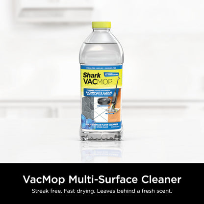 Shark VACMOP Cordless Hard Floor Cleaner, Vacuum and Spray Mop, Powerful Suction, Lightweight, LED Headlights, Includes 4 Disposable Pads, 12oz Multi-surface Cleaning Solution, Lavender, VM252PL