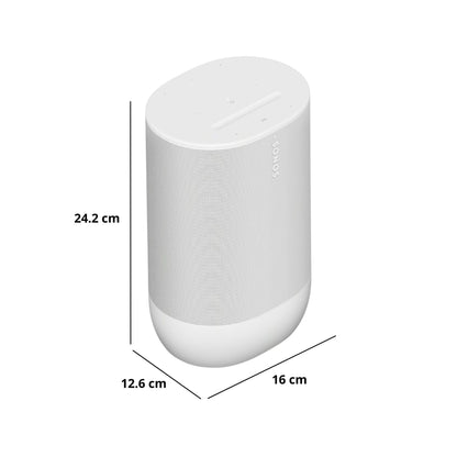 Sonos Move 2 - White - Wireless Portable Bluetooth Speaker