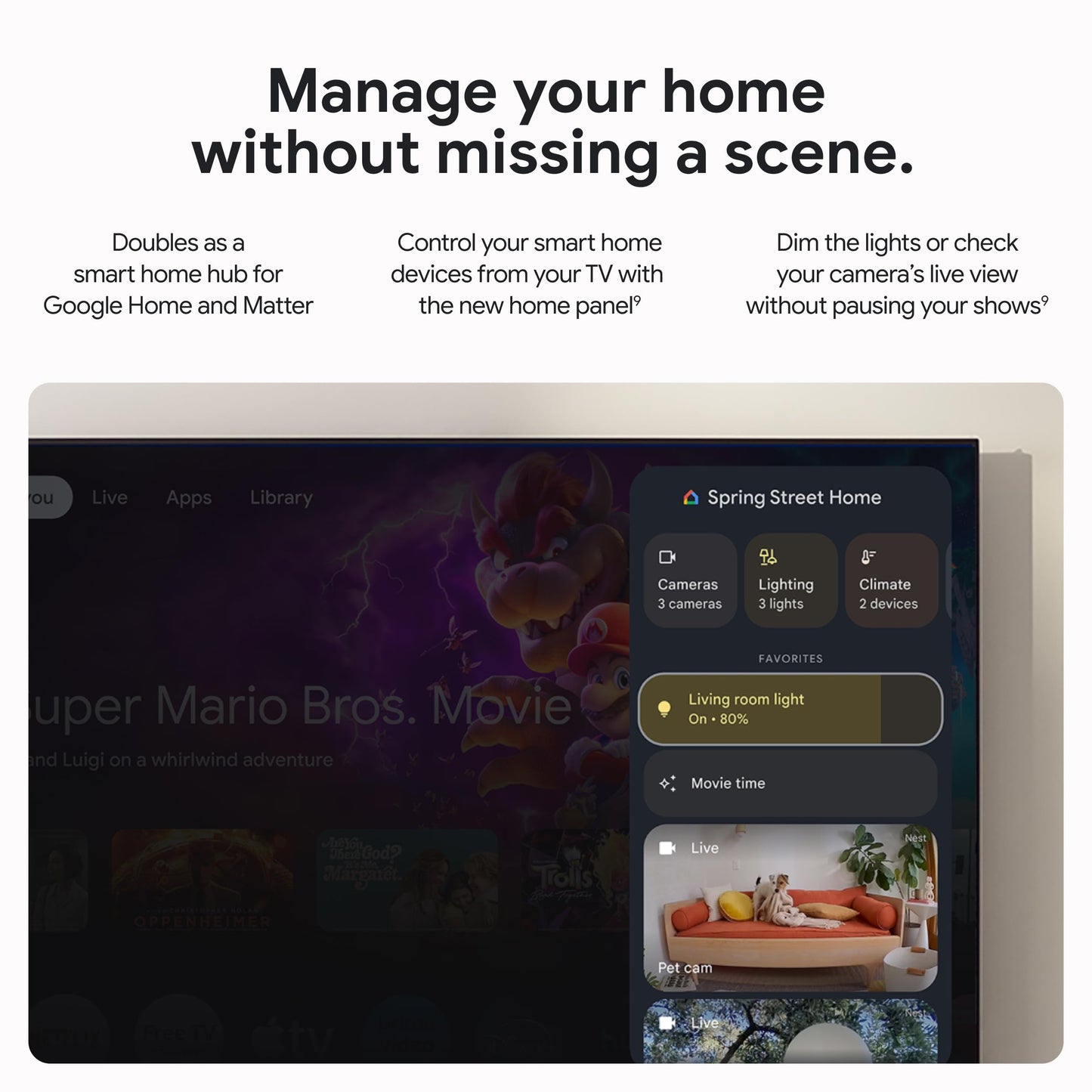 Google TV Streamer 4K - Fast Streaming Entertainment on Your TV with Voice Search Remote - Watch Movies, Shows, Live TV, and Netflix in 4K HDR - Smart Home Control - 32 GB of Storage - Hazel