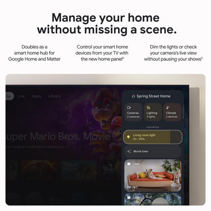Google TV Streamer 4K - Fast Streaming Entertainment on Your TV with Voice Search Remote - Watch Movies, Shows, Live TV, and Netflix in 4K HDR - Smart Home Control - 32 GB of Storage - Hazel