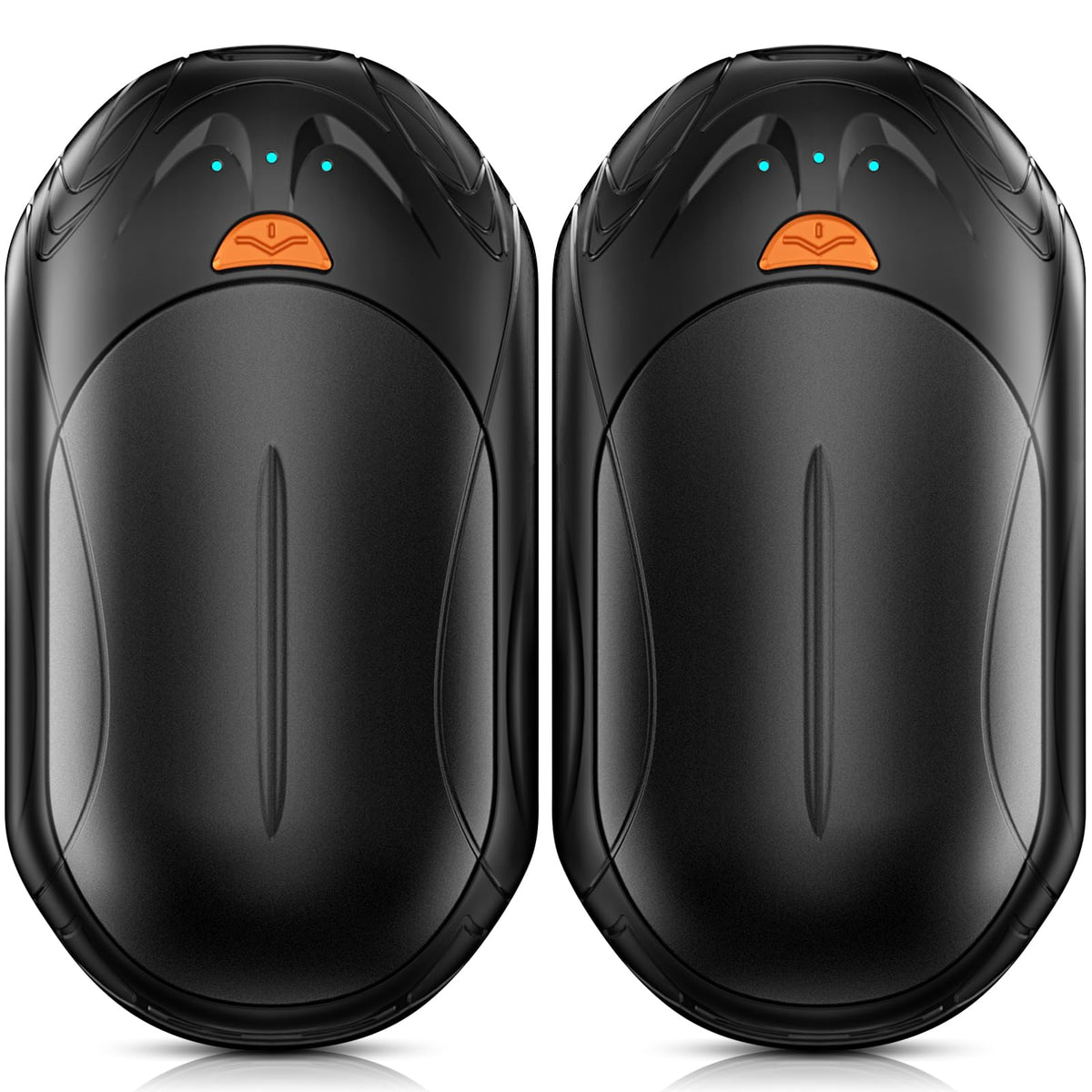 AI Hand Warmers Rechargeable 2 Pack,6000mAh Rechargeable Hand Warmer,20Hrs Long Heating Electric Hand Warmer,Portable Pocket Heater,Gifts for Christmas,Camping,Stocking Stuffers,Gifts for Men