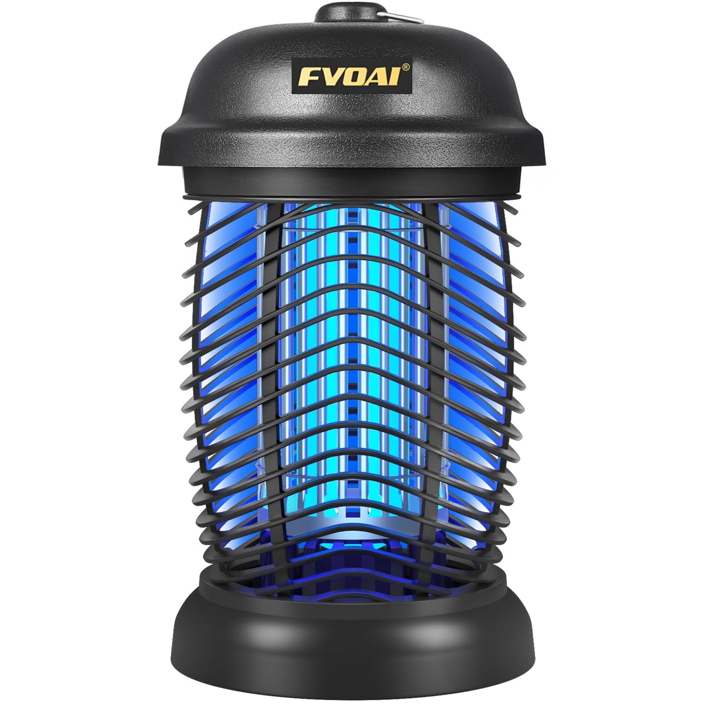 FVOAI Bug Zapper Outdoor, Mosquito Zapper, Fly Zapper, Insect Zapper Electric Fly Traps for 1/2 Acre, Indoor Outdoor Use with 3 Prong Plug-in,4200V, ABS Plastic Outer, Black