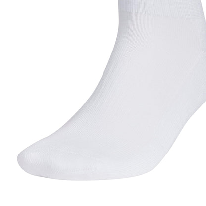adidas Men's Socks, Athletic Cushioned Quarter 6-Pack, Ankle Fit with Arch Support