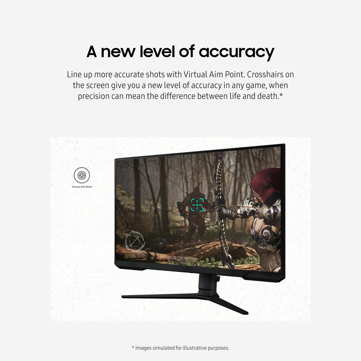 Samsung 27-Inch Odyssey G3 (G30D) Series FHD Gaming Monitor, 1ms, 180Hz, AMD FreeSync, Adjustable Stand, Black Equalizer, Virtual Aim Point, Eye Saver Mode, Flicker-Free, LS27DG302ENXZA
