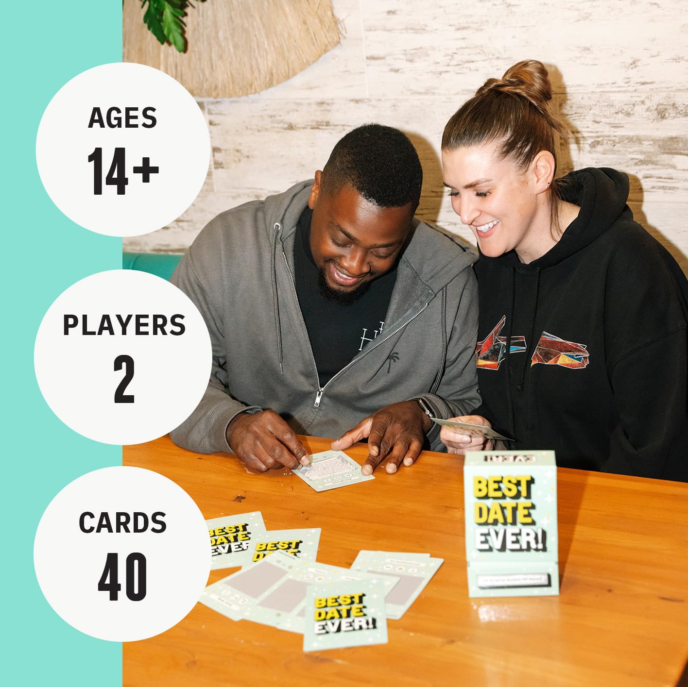 DSS Games Best Date Ever! [40 Surprise Scratch Off Dates for Couples, Couples Game Date Activity, 2 Player, Date Night Idea for Girlfriend, Boyfriend, Wife or Husband, Anniversaries, Valentine's]