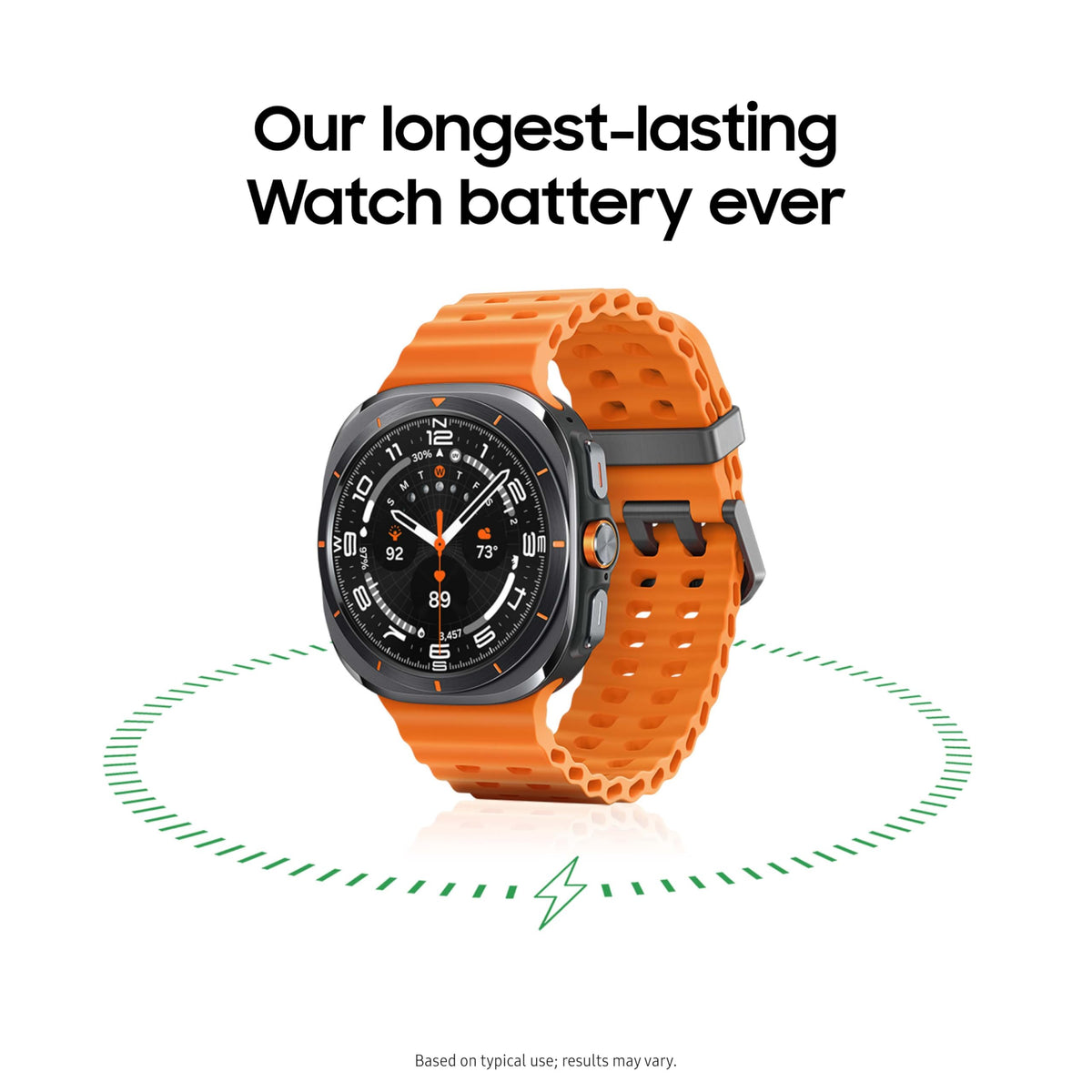 Samsung Galaxy Watch Ultra 47mm LTE AI Smartwatch w/Energy Score, Wellness Tips, Heart Rate Tracking, Sleep Monitor, Fitness Tracker, GPS, 2024,Titanium Silver [US Version, 1Yr Manufacturer Warranty]