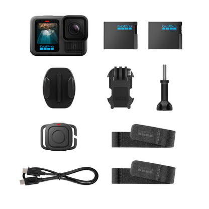 GoPro HERO13 Black Action Bundle - Includes 2 Enduro Batteries and Waterproof Shutter Remote