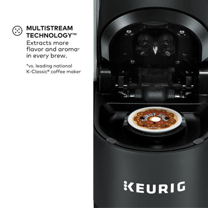 Keurig K-Supreme Single Serve K-Cup Pod Coffee Maker, MultiStream Technology, 4 Brew Sizes, 66oz Dual-Position Removable Reservoir, Black