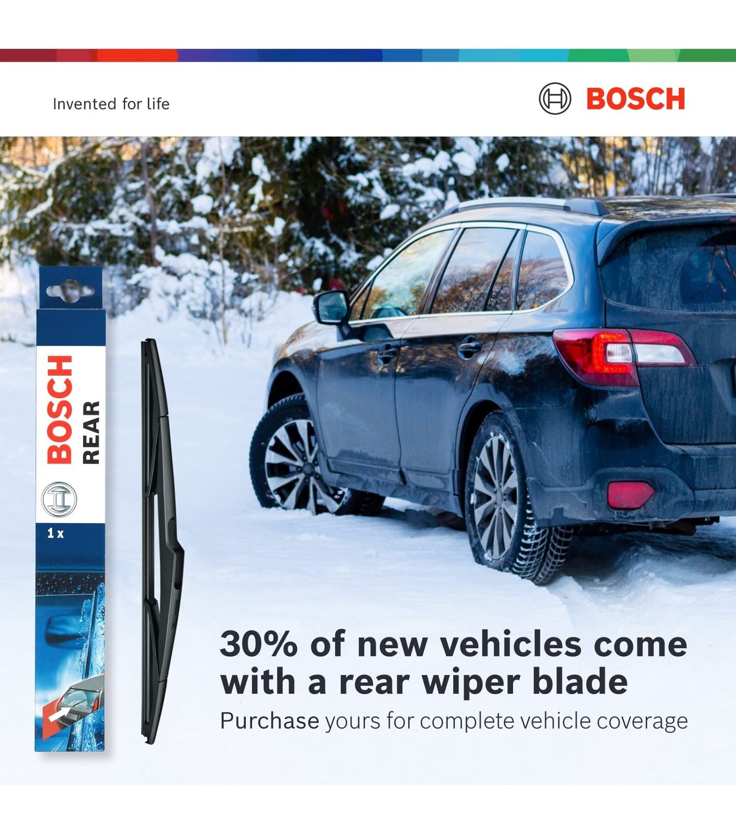 BOSCH 26A18A ICON Beam Wiper Blades - Driver and Passenger Side - Set of 2 Blades (26A & 18A)