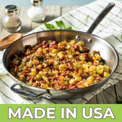 Nutristore Freeze-Dried Vegetables | Emergency Food Storage | 25-Year Shelf Life | Prepping Pantry Staple | Broccoli, Corn, Peas & More | Bulk Long-Term Survival Supply (1-Pack, Potatoes)