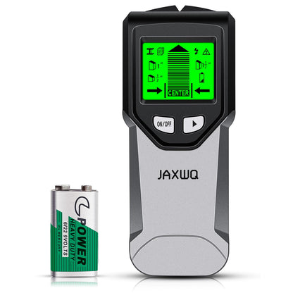 Stud Finder Wall Scanner - 5 in 1 Stud Finder Tool w/Intelligent Microprocessor Chip and HD LCD Display, Stud Detector Beam Finders for the Center and Edge of Wood AC Wire Metal Studs Joist Pipe