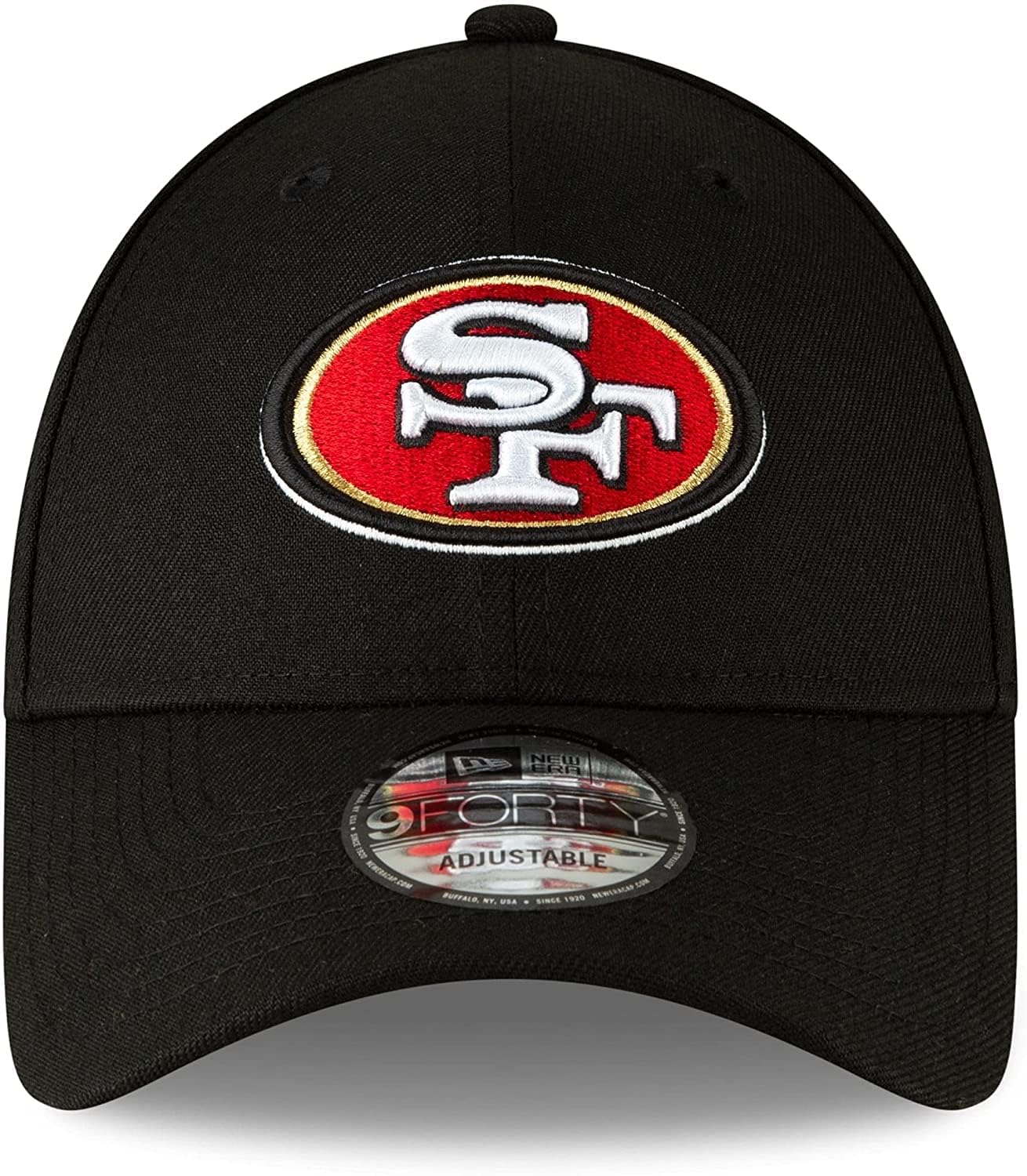 New Era NFL The League 9FORTY Adjustable Hat Cap One Size (US, Alpha, One Size, San Francisco 49ers - Black)