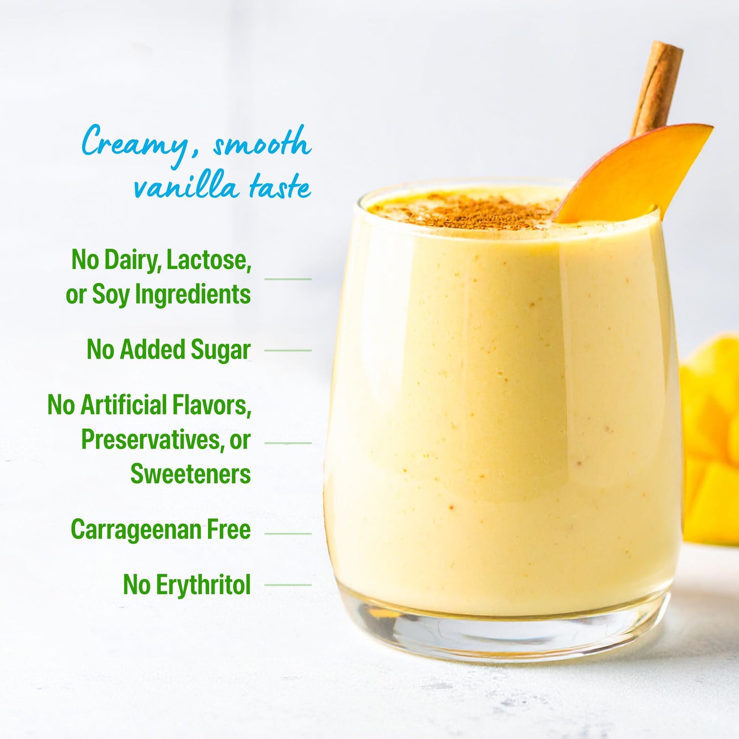 Orgain Organic Vegan Protein Powder, Vanilla Bean - 21g Plant Based Protein, 4g Prebiotic Fiber, No Lactose Ingredients, No Added Sugar, Non-GMO, For Shakes & Smoothies, 1.02 lb (Packaging May Vary)