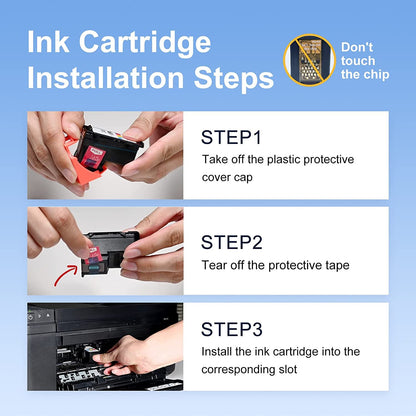 myCartridge SUPRINT 245XL Ink Cartridge PG-245 CL-246 Replacement for Canon Ink 245 and 246 Compatible for Canon 245XL 246XL Combo Pack for Pixma MG2522 TS3122 TS3322 MX490 TR4520 Printer 245 Ink