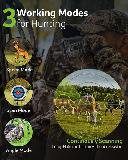 Acer Golf Rangefinder with Slope - 800Yards Range Finder for Hunting, 6X Magnification with Flag Pole Locking Vibration, Rechargeable Battery with Magnet Stripe Golf Accessories for Men, Gifts