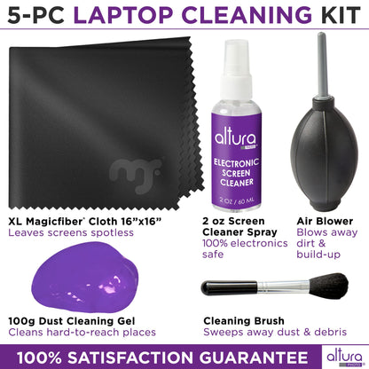 Keyboard Cleaner & Laptop Cleaning Kit - All-In-One Electronic Screen Cleaner for Computer, PC, MacBook, iPhone, Camera Accessories - Gifts for Gamers Men, Stocking Stuffers for College Tech Guy Geeks