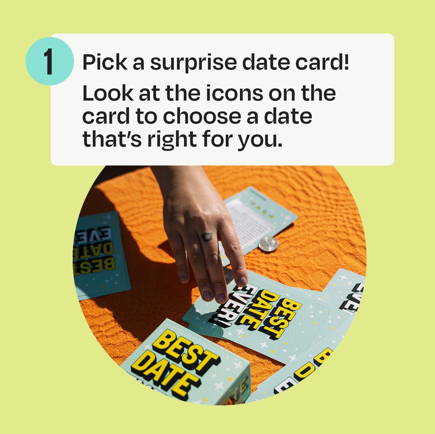 DSS Games Best Date Ever! [40 Surprise Scratch Off Dates for Couples, Couples Game Date Activity, 2 Player, Date Night Idea for Girlfriend, Boyfriend, Wife or Husband, Anniversaries, Valentine's]