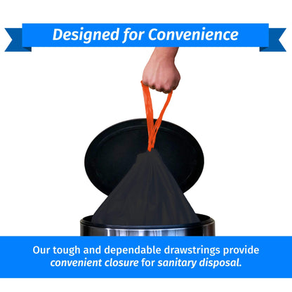 Reli. 30 Gallon Trash Bags Drawstring | 250 Count Bulk | Black | 30 Gallon Garbage Bags Heavy Duty | Large