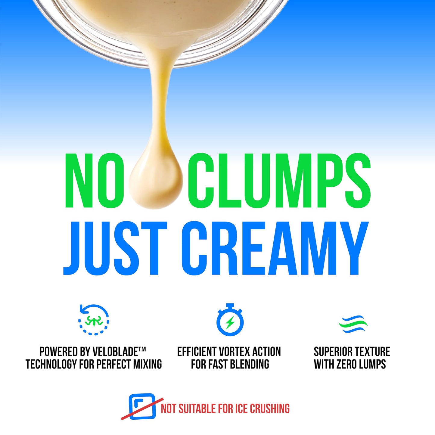 VELOMIX Electric Protein Shaker Bottle - 24 oz | USB-C Rechargeable | Leak Proof Shaker Cups for Protein Shakes | Portable Blender for Shakes and Smoothies (Electric-Transparent)