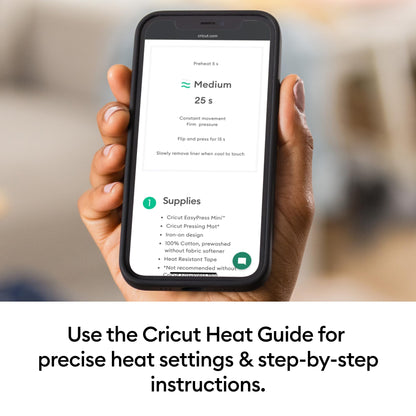 Cricut EasyPress Mini for Heat-Pressing Small Objects Like Shoes, Stuffed Animals, Hats and More, Features 3 Heat Settings & Precision Tip, Ceramic-Coated Heat Plate, Compact & Lightweight, Zen Blue