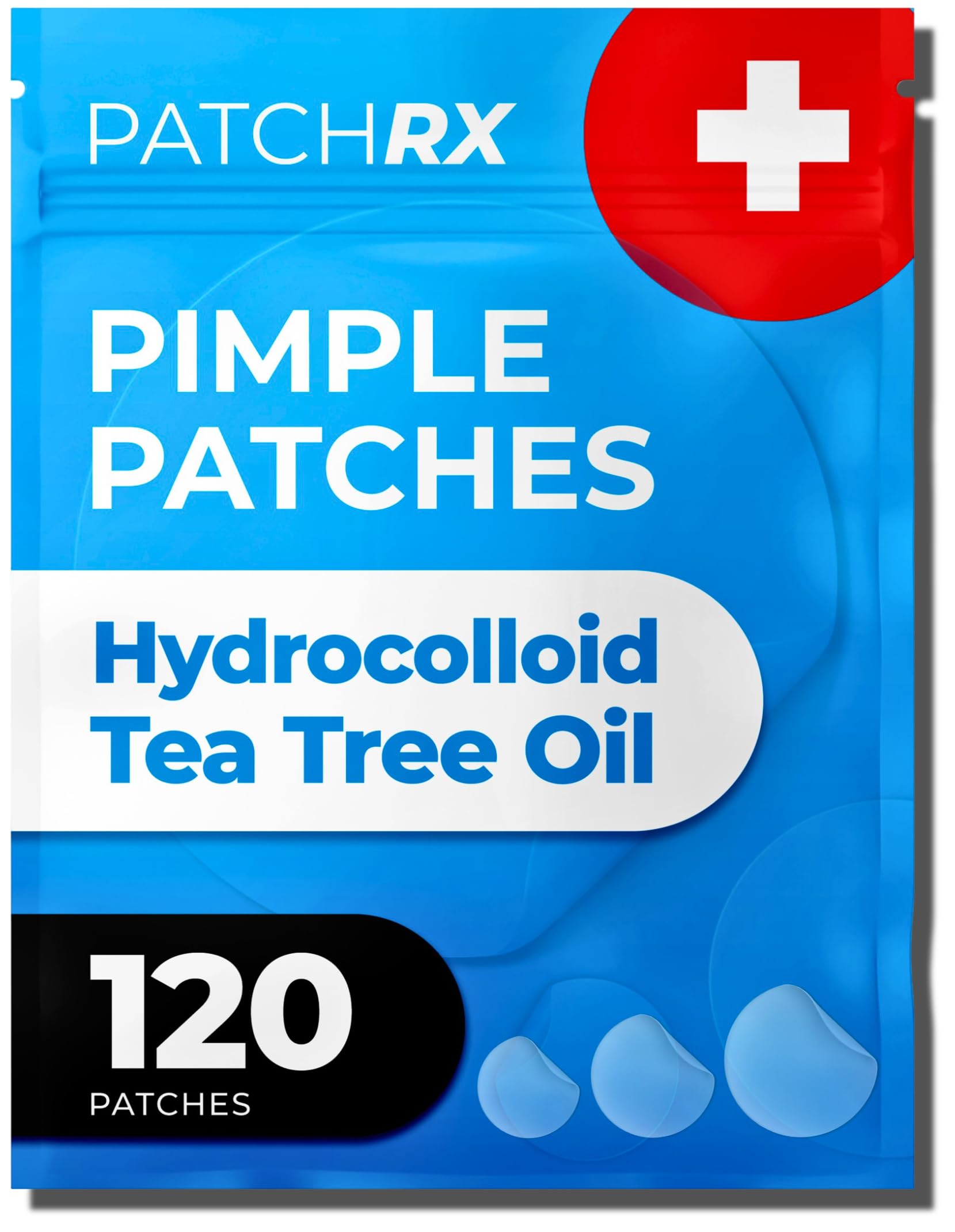 PatchRx Pimple Patches for Face (120 Patches), Hydrocolloid Acne Patch ...