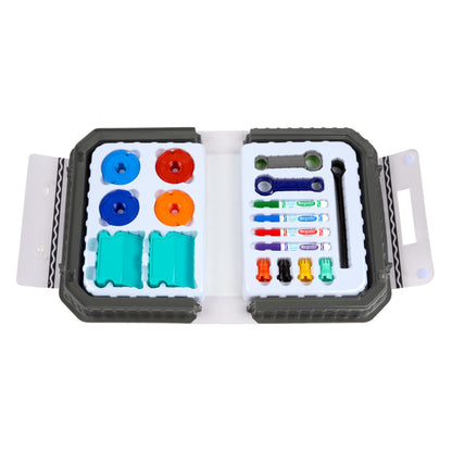 Crayola Colourwhirls Battle Arena Art Game, DIY Gyro Spin Art Toy, 4 Battling Spinning Top Toys, Birthday, Holiday for Kids, Ages 6+