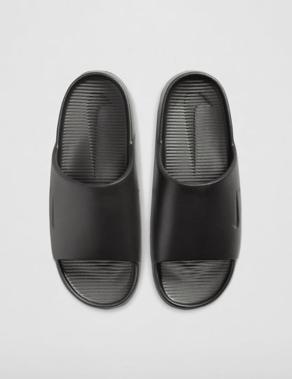 Nike Men's Calm Slides, Black/Black, 12