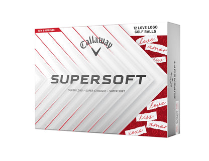 Callaway Golf Supersoft Golf Balls (2025, Valentine)