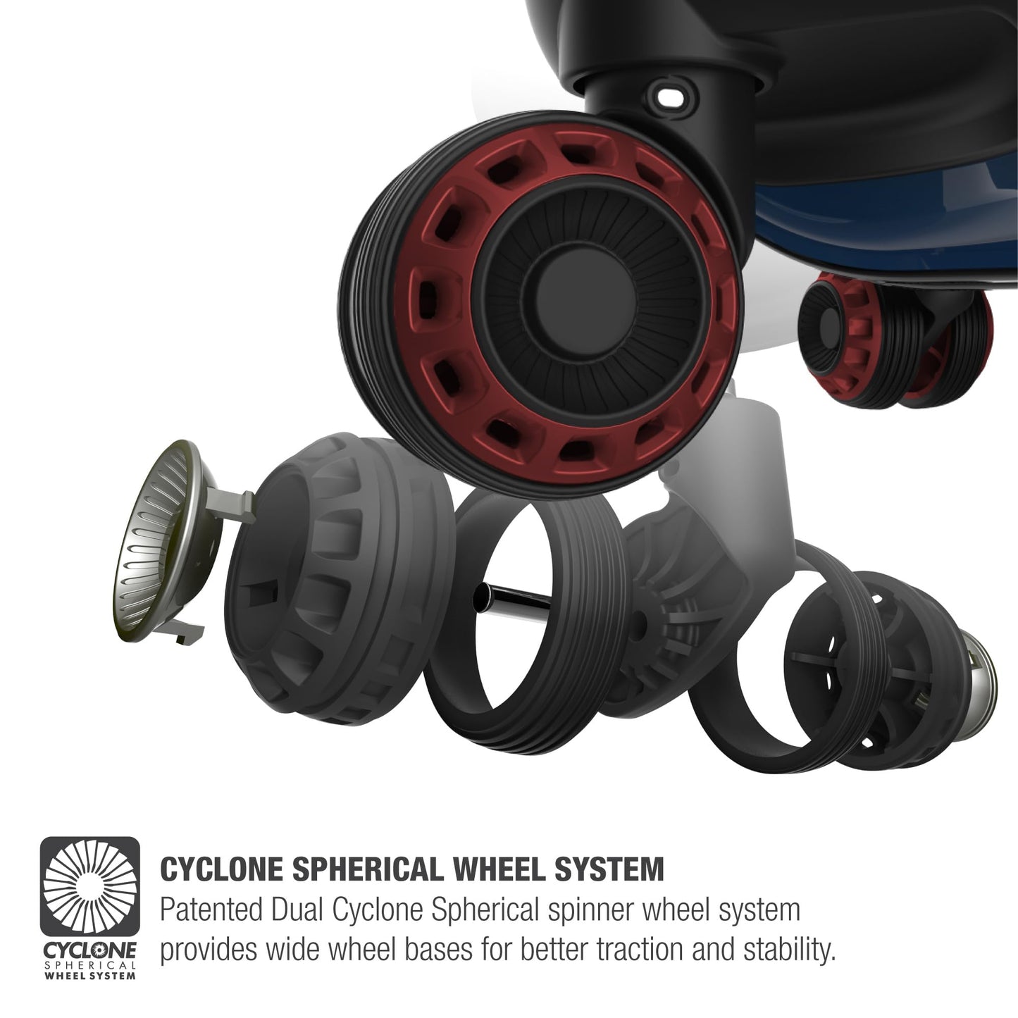 Traveler's Choice Maxporter II 30" Hardside Spinner Trunk Luggage, TSA Lock, Gray