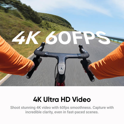 Insta360 GO Ultra Creator Bundle - Small 4K Vlogging Camera, Hands-Free, POV Cam, 1/1.28" Sensor, 53g Lightweight, 156° FOV, 200 Min Battery Life, Magnetic Wearable Action Camera for Sports, Vlog