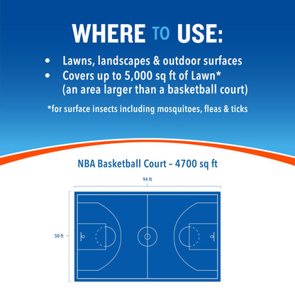 Cutter Backyard Bug Control Spray Concentrate (2 Pack), Kills Mosquitoes, Fleas & Listed Ants, 32 fl Ounce