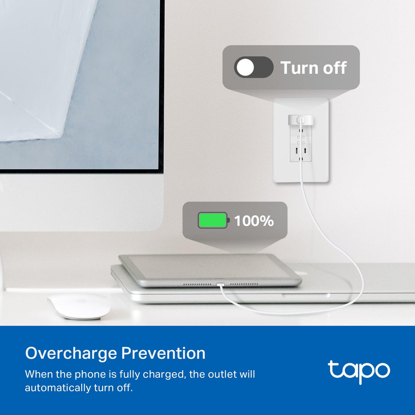 TP-Link Tapo Smart Plug Mini, Matter Compatible, Compatible with Alexa, Google Home & Samsung SmartThings, Energy Monitoring, 15A, UL Certified, 2.4G Wi-Fi Only, Tapo P110M(4-Pack)