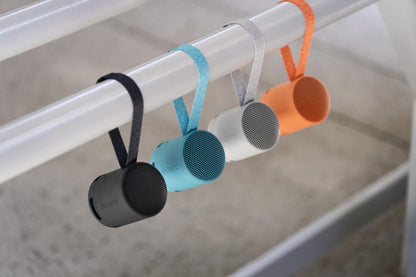 Sony SRS-XB100 Wireless Bluetooth Portable Lightweight Super-Compact Travel Speaker, Durable IP67 Waterproof & Dustproof Shower Speaker, 16 Hour Battery, Versatile Strap, & Hands-free Calling, Black