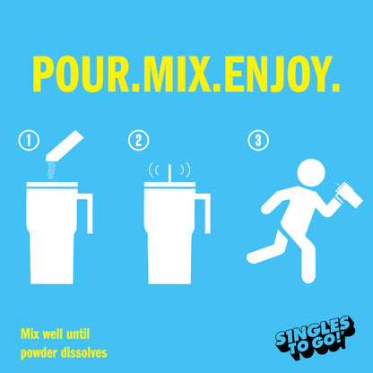 Skittles Singles To Go Tropical Variety Pack, Watertok Powdered Drink Mix, Zero Sugar, Low Calorie, Includes 4 Flavors: Strawberry Starfruit, Mango Tangelo, Kiwi Lime, Pineapple Passionfruit, 1 Box (40 Single Servings)