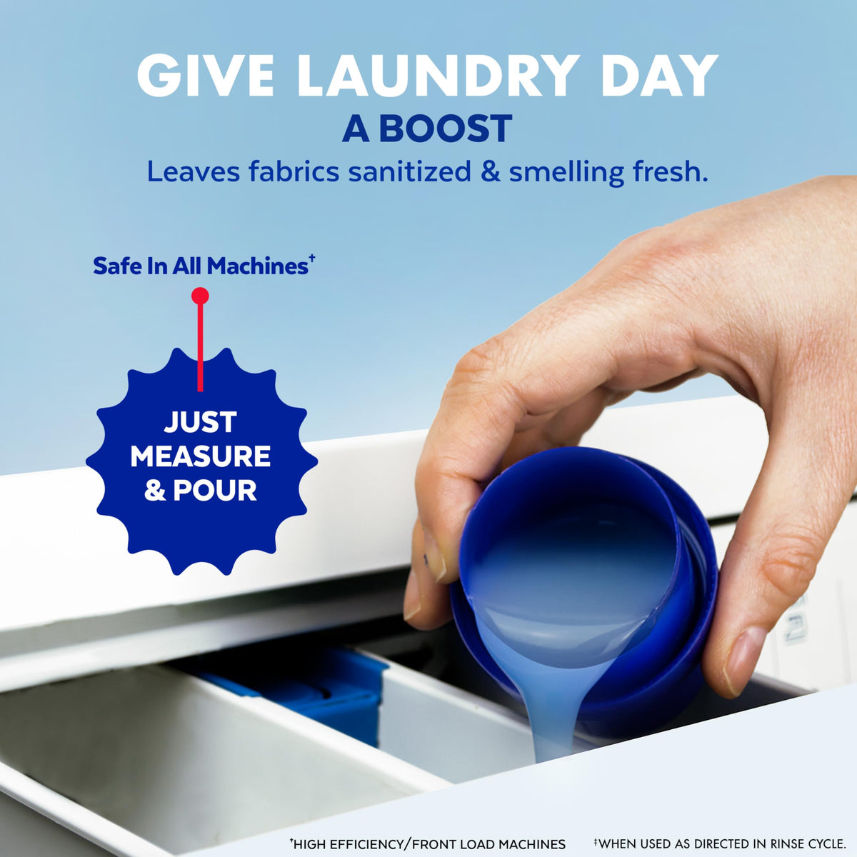 Lysol Disinfectant Laundry Sanitizer & Scent Booster, Laundry Detergent Additive, Color Safe Bleach Alternative, Laundry Odor Eliminator, Kills Bacteria & Viruses, Crisp Linen Scent, 90 Fl Oz