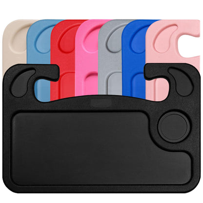 Steering Wheel Desk Tray for Eating, Laptops - Hooks Onto Most Vehicle Steering Wheels, Road Trip Accessory, Car Table