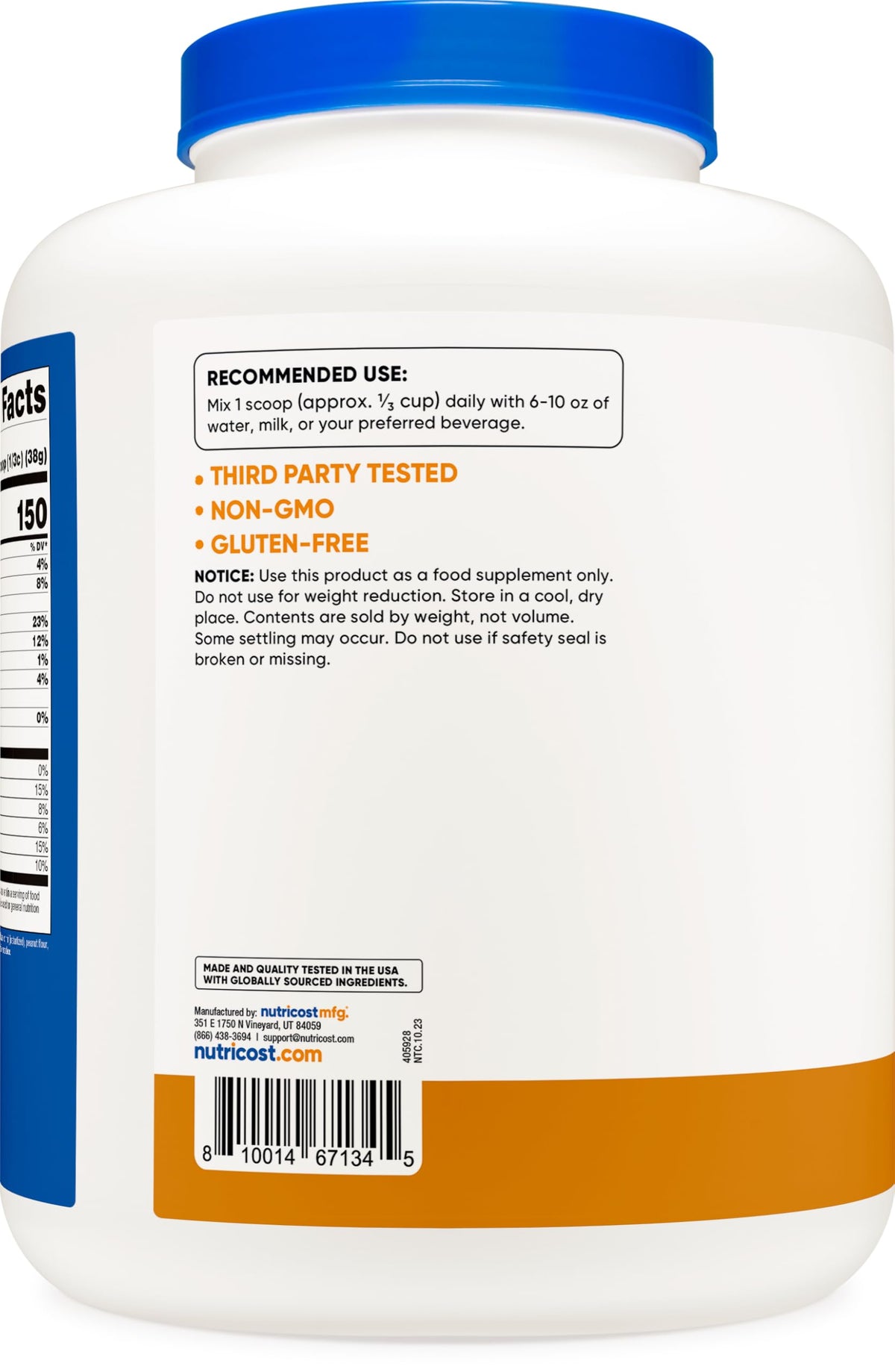 Nutricost Whey Protein Concentrate (Chocolate Peanut Butter) 5LBS - Gluten Free & Non-GMO