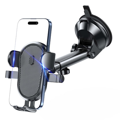 Miracase Car Phone Holder, Phone Holders for Your Car with Suction Cup Base, Universal Powerful Suction Cell Phone Car Mount for Dashboard, Automobile Phone Mount Car for iPhone Samsung Smartphones